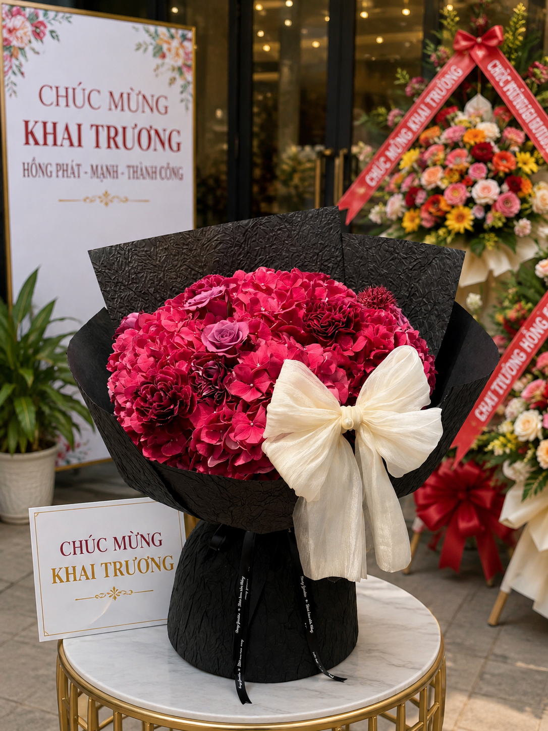 Bó Hoa Sáp Cẩm Tú Cầu Đỏ Cao Cấp - Quà Tặng Sinh Nhật, Valentine, Kỷ Niệm Sang Trọng