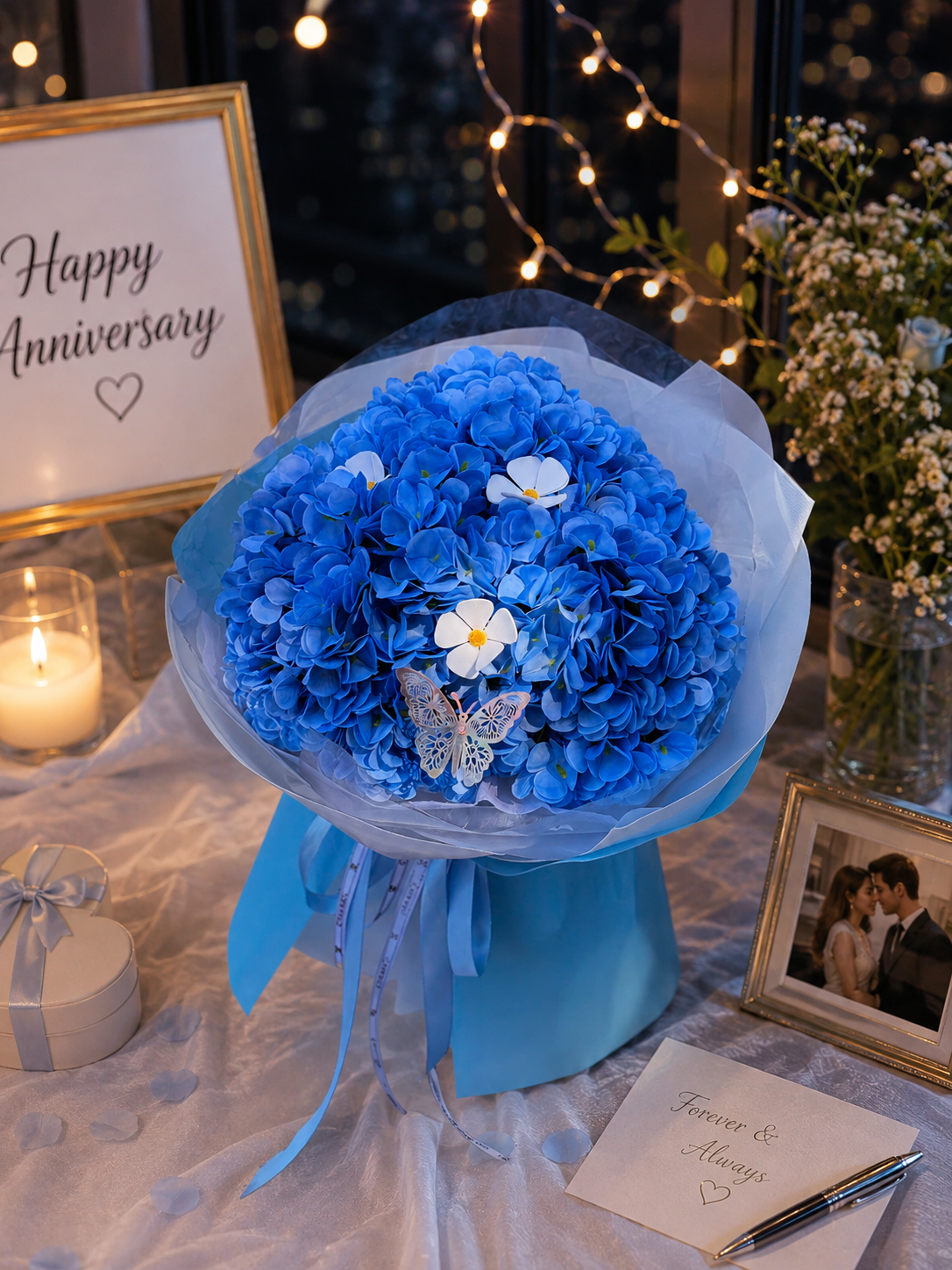 Bó Hoa Sáp Cẩm Tú Cầu Xanh Cao Cấp – Quà Tặng Sinh Nhật, Tốt Nghiệp | Thanh Hà Flowers