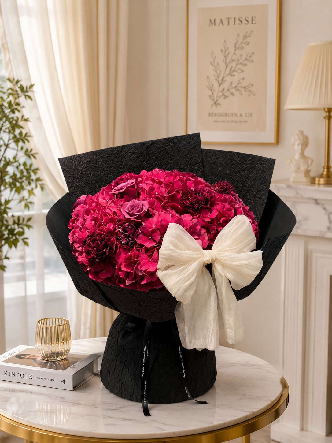 Bó Hoa Sáp Cẩm Tú Cầu Đỏ Cao Cấp - Quà Tặng Sinh Nhật, Valentine, Kỷ Niệm Sang Trọng