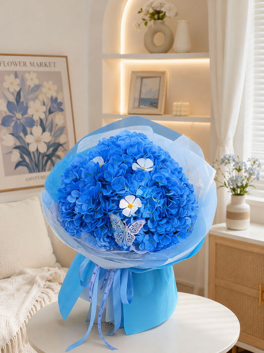Bó Hoa Sáp Cẩm Tú Cầu Xanh Cao Cấp – Quà Tặng Sinh Nhật, Tốt Nghiệp | Thanh Hà Flowers