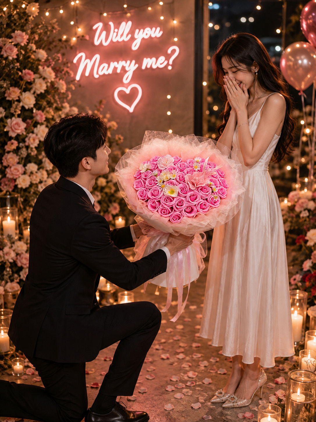 Bó Hoa Sáp Hồng Cao Cấp Tone Pastel – Quà Tặng Sinh Nhật, Kỷ Niệm, Valentine | Thanh Hà Flowers